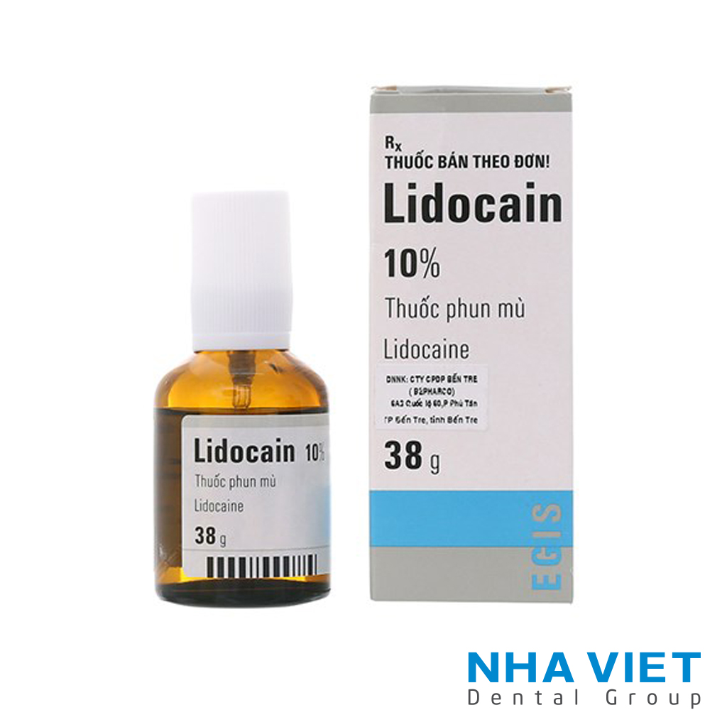 THUỐC TÊ XỊT LIDOCAIN 10% BÁN TRÊN SHOPEE TIỆN LỢI NHANH CHÓNG
