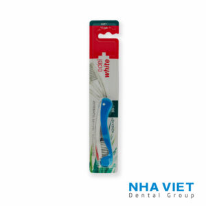 ban chai danh rang bo tui Edel White - white Flosserbrush TO GO 130.118
