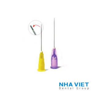 Đầu kim bơm rửa tủy CanalPro Tips Slotted End Logo