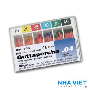 Cone gutta percha VDW 4%