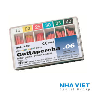 Cone gutta percha VDW 6%